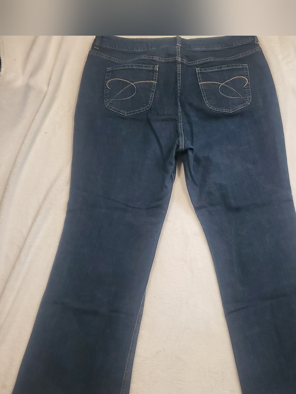 Chico's Dark Blue Flare Jeans - Picture 3 of 4